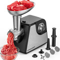 Meat Grinder, 2 Adjustable Speed 2400W Max Electric Meat Grinders for Home Use, Sausage Stuffer, ETL Approved(Black)