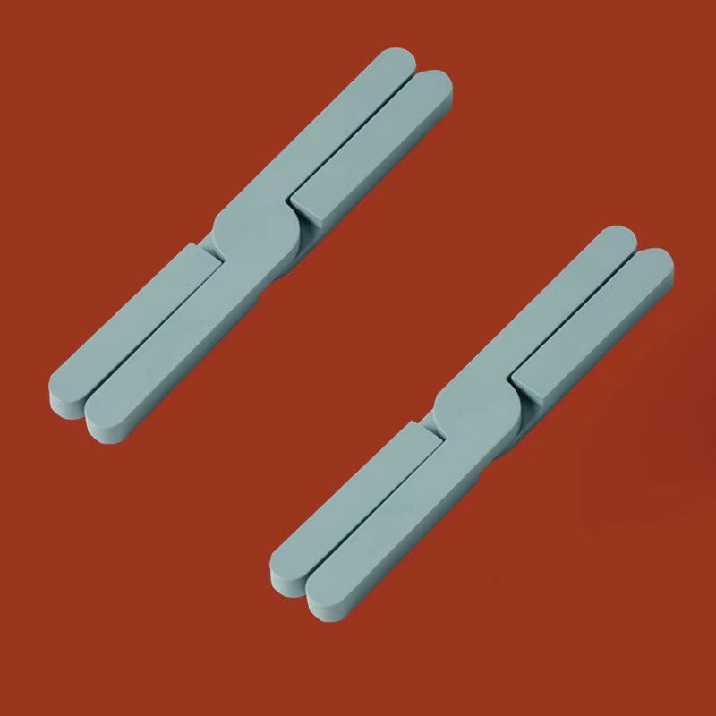 1/2Pcs Foldable Silicone Heat Resistant Placemat Non-Slip Table Mat Multi-Purpose Pot Holder Dish Plate Coaster Kitchen Dining