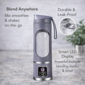 Smart Portable Blender with LED Display — Multi-Mode, Rechargeable & Leak-Proof | Perfect for Smoothies, Shakes, Baby Food & Travel