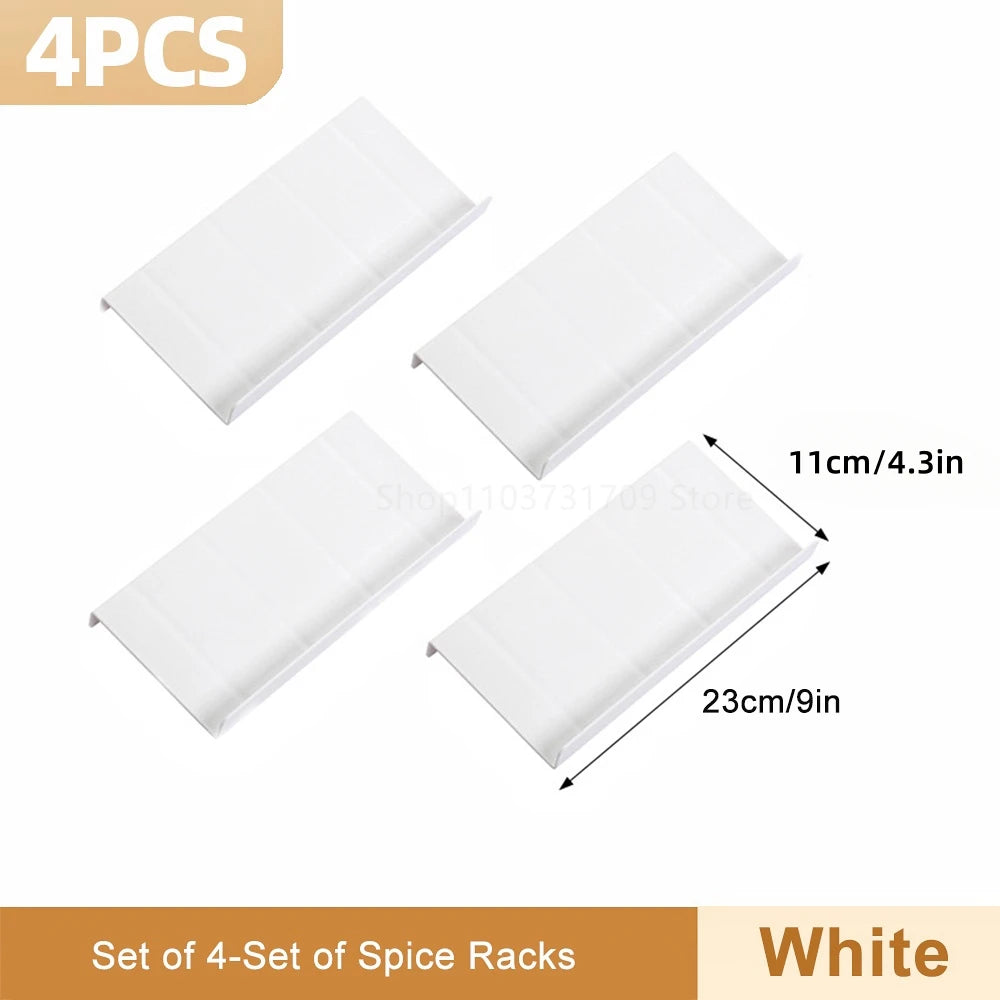 Transform Your Kitchen with the 4-Layer Adjustable Spice Drawer Organizer - Perfect for Spice Jars and Seasoning Bottles!